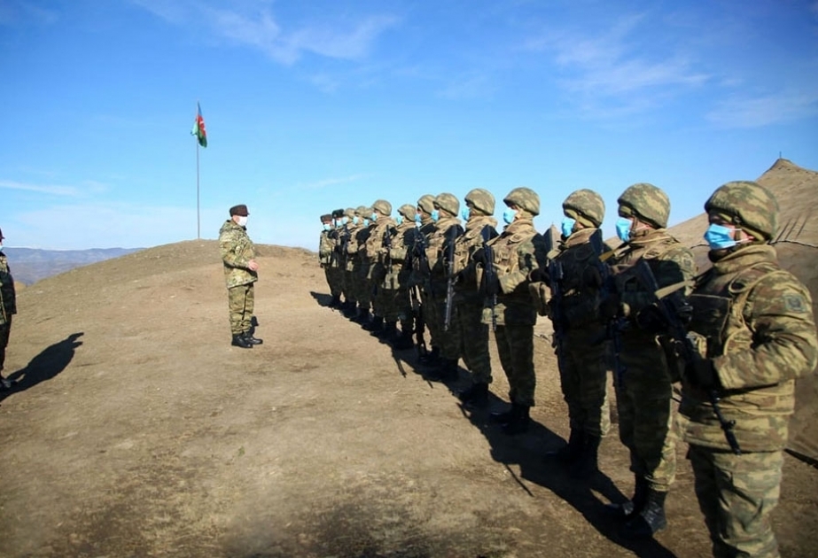 Status of supply and level of combat training of units deployed in liberated territories inspected