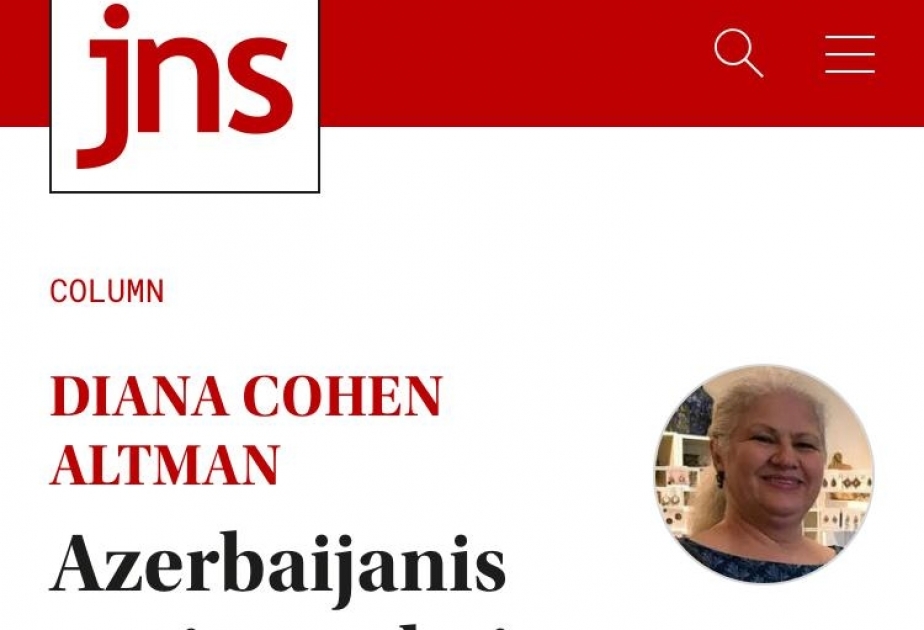 Влиятельный еврейский новостной сайт JNS.com: Азербайджанцы возвращаются в Карабах