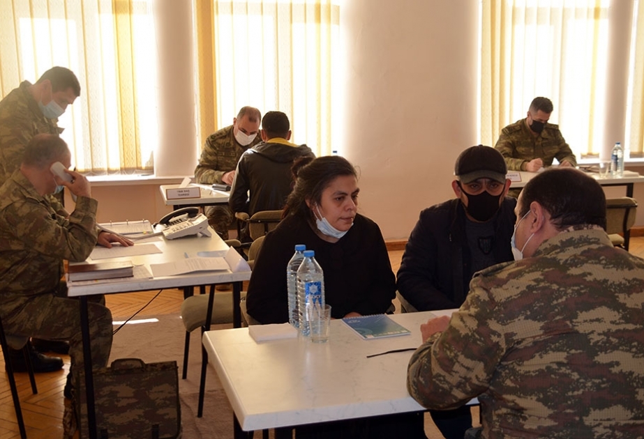 Səfərbərlikdən tərxis edilmiş şəxslərin qəbulu və müraciətlərinə baxılması üzrə yaradılan komissiya fəaliyyətə başlayıb