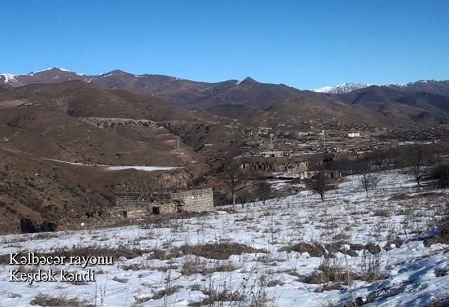 Une vidéo du village de Kechdek de la région de Kelbedjer a été diffusée VIDEO
