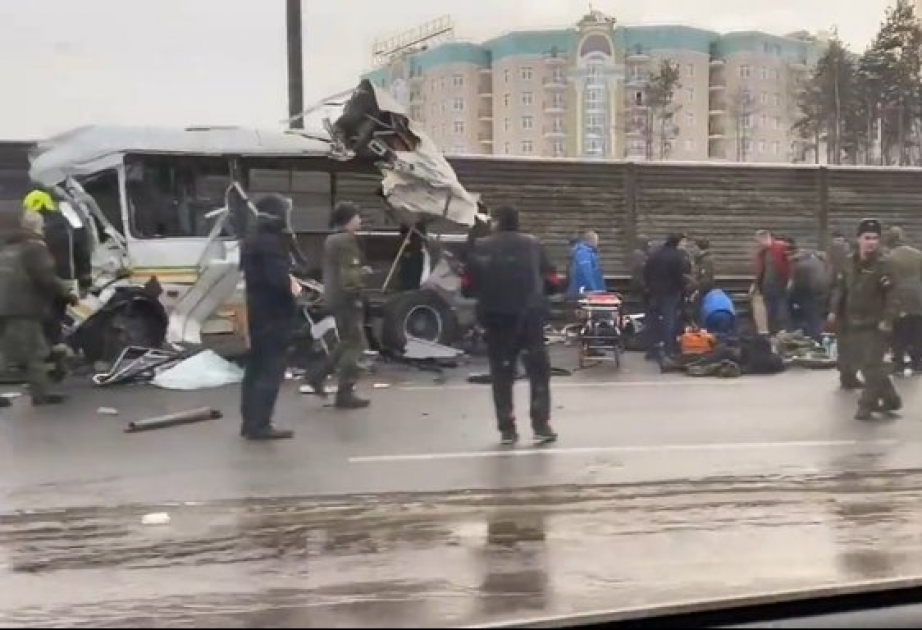 Moskva vilayətində yol-nəqliyyat hadisəsi nəticəsində dörd hərbçi həlak olub