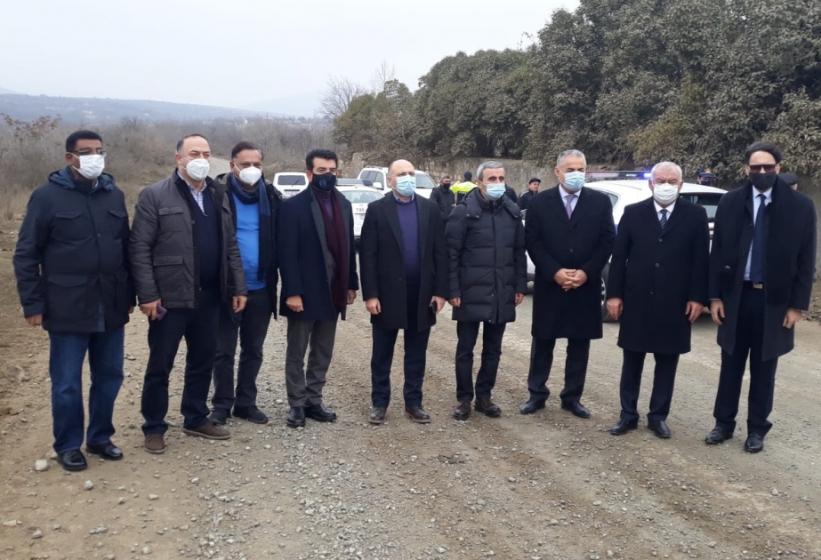 ICESCO nümayəndə heyətinin Azərbaycanın işğaldan azad edilmiş ərazilərinə səfəri başlayıb