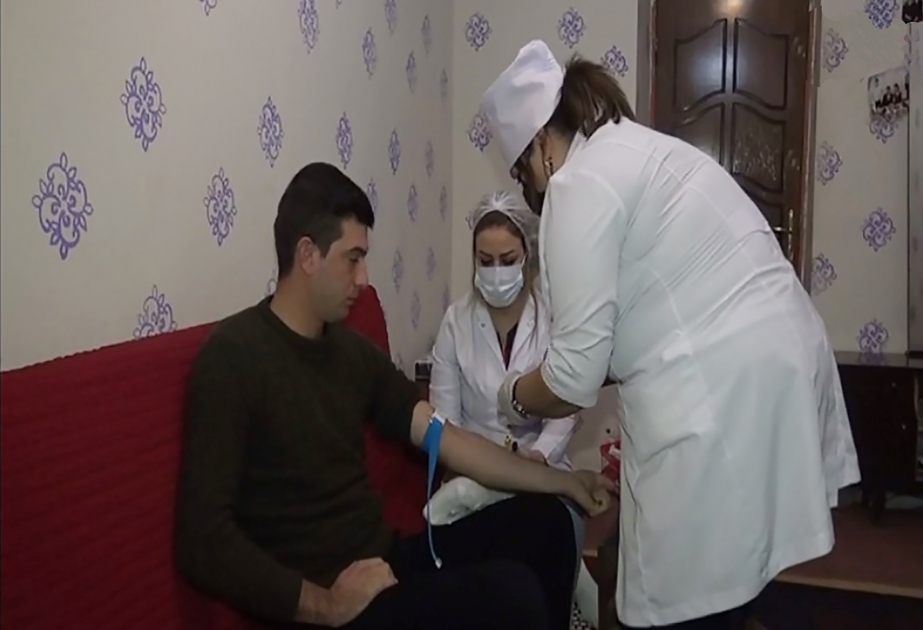 Şərur rayonunda Vətən müharibəsi qazilərinə xüsusi səhiyyə xidməti göstərilib