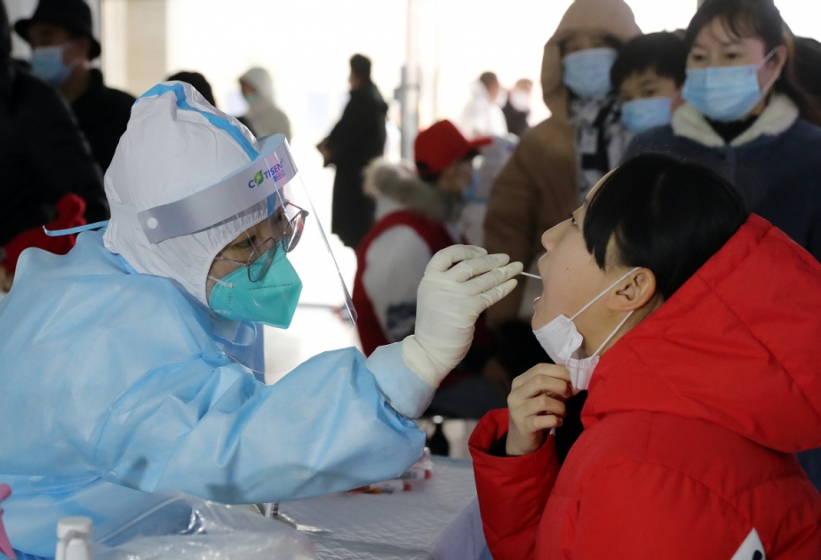 Çinin Şıciacuan şəhər sakinləri yenidən kütləvi şəkildə koronavirus testindən keçirilir