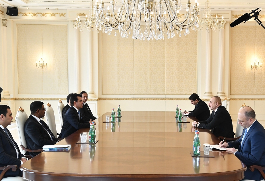 El Presidente Ilham Aliyev recibió a la delegación encabezada por el Director General de la ICESCO -  ACTUALIZADO