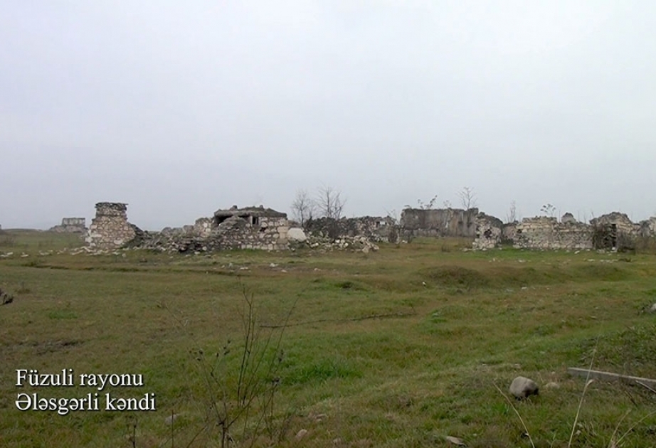 Azerbaijan's Ministry of Defense releases video footage of Alasgarli village of Fuzuli district VIDEO