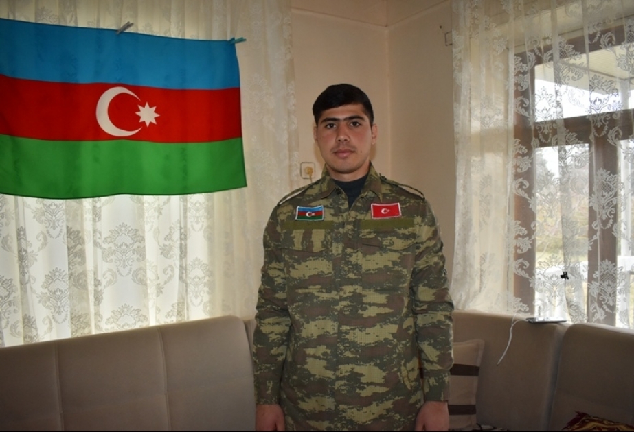 Astaralı gənclər Vətən müharibəsinin iştirakçısını coşqu ilə qarşılayıblar