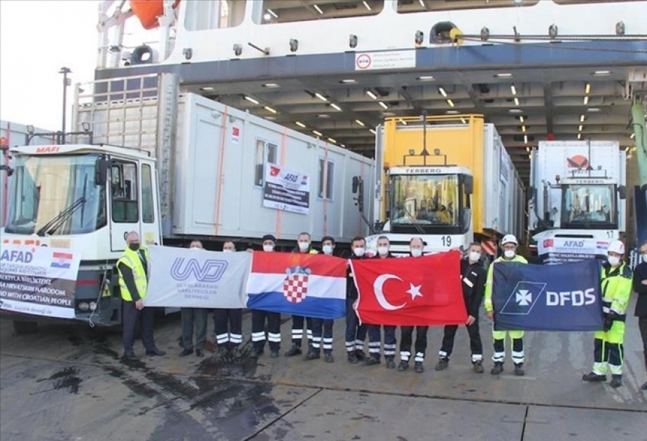 土耳其为克罗地亚地震灾民提供援助