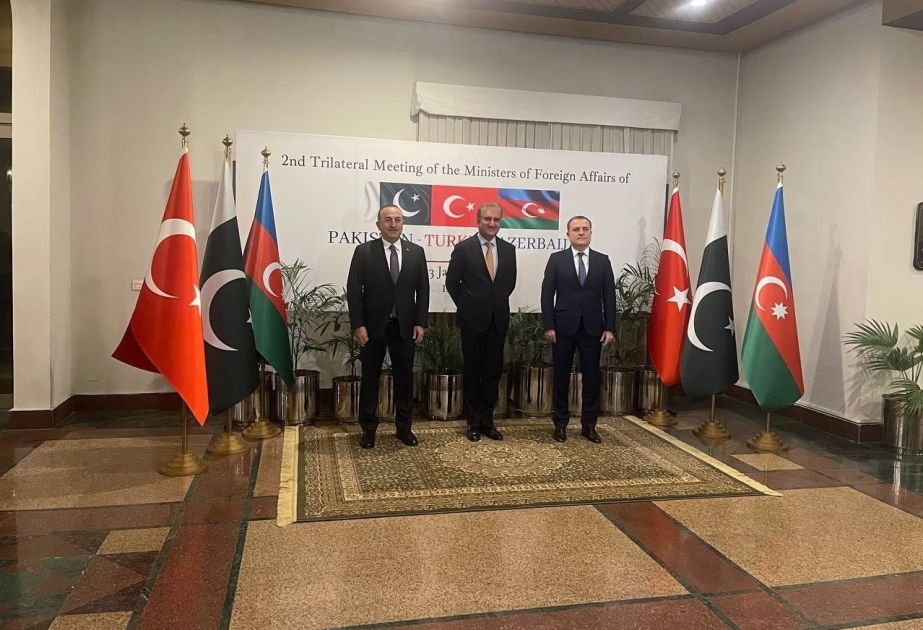 Azerbaijani, Pakistani, Turkish FMs sign Islamabad Declaration