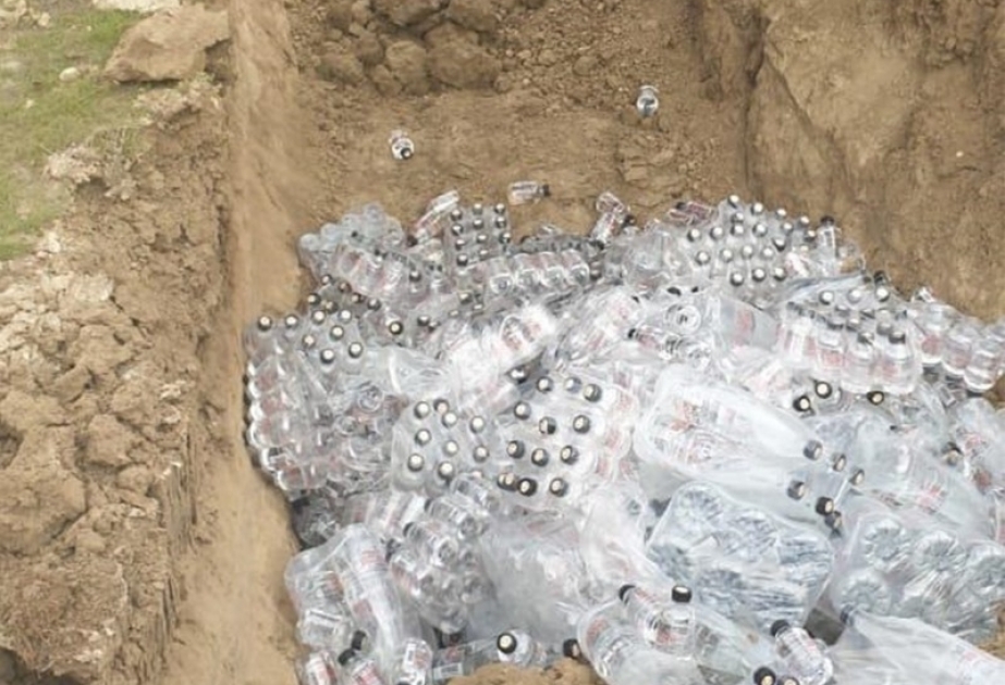 İstehlak üçün yararsız mineral sular məhv edilib