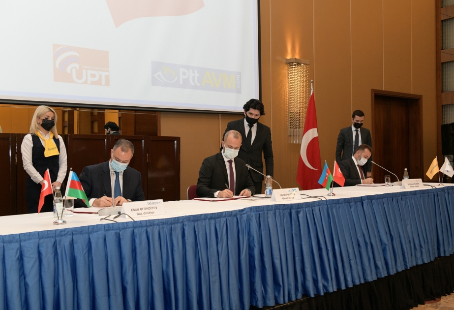 Azərbaycanla Türkiyə arasında UPT pul köçürmə sistemi üzrə əməkdaşlıq müqaviləsi imzalanıb