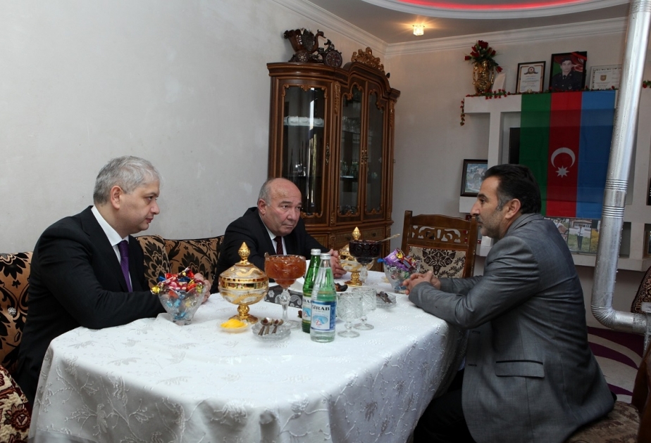 Nazir müavini Beyləqanda şəhid ailələri ilə görüşüb