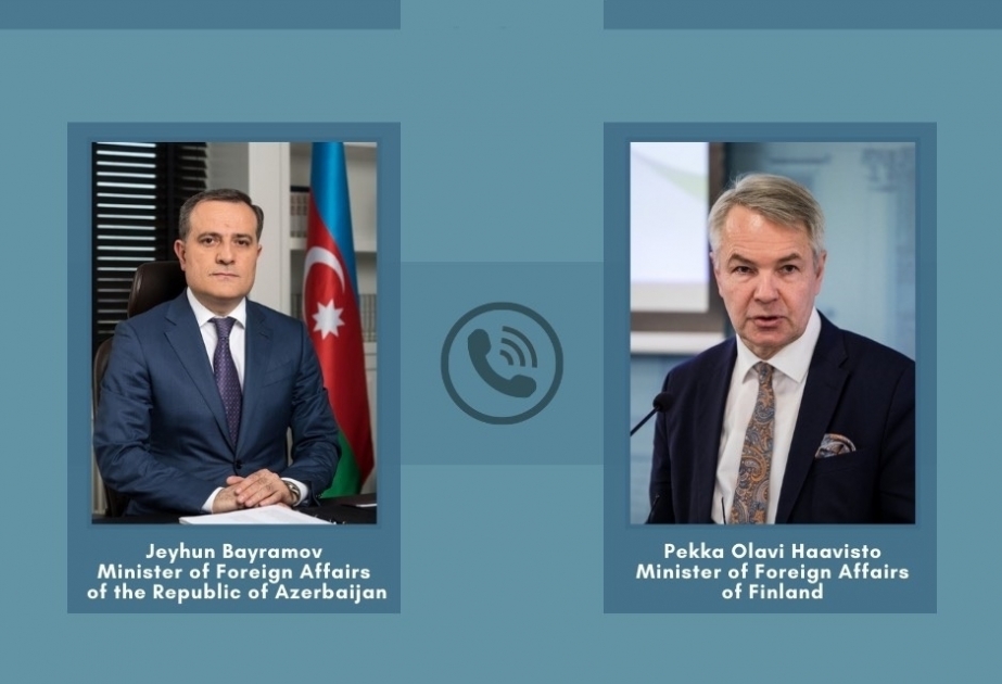 مكالمة هاتفية بين وزيري الخارجية الأذربيجاني والفنلندي