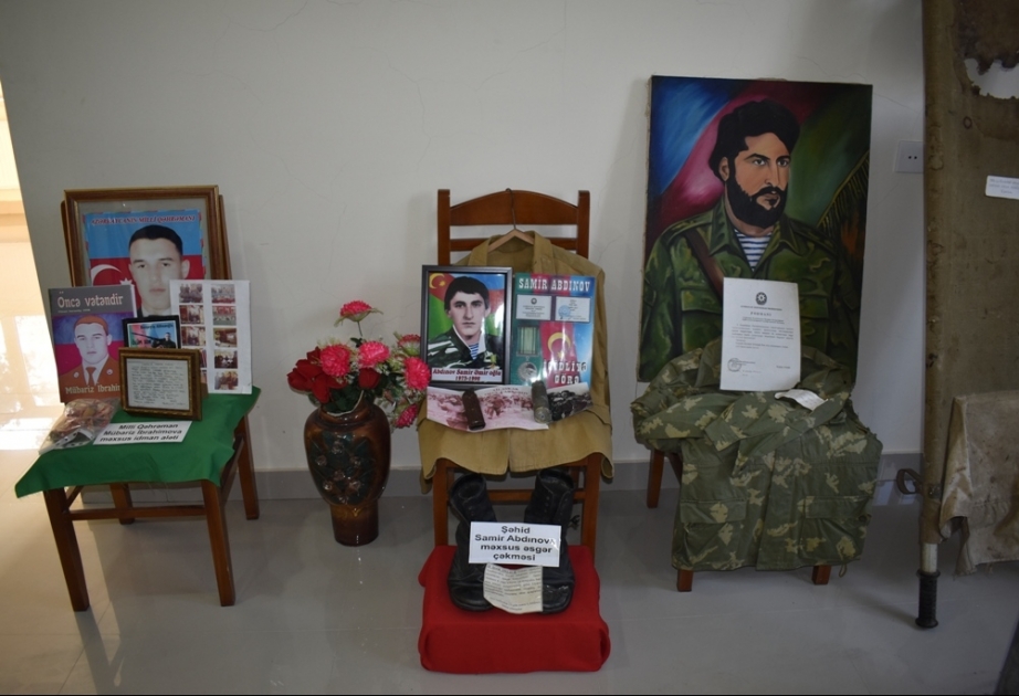 Ağdamdakı Döyüş Şöhrəti Muzeyi Vətən müharibəsindən sonra yeni eksponatlarla zənginləşib