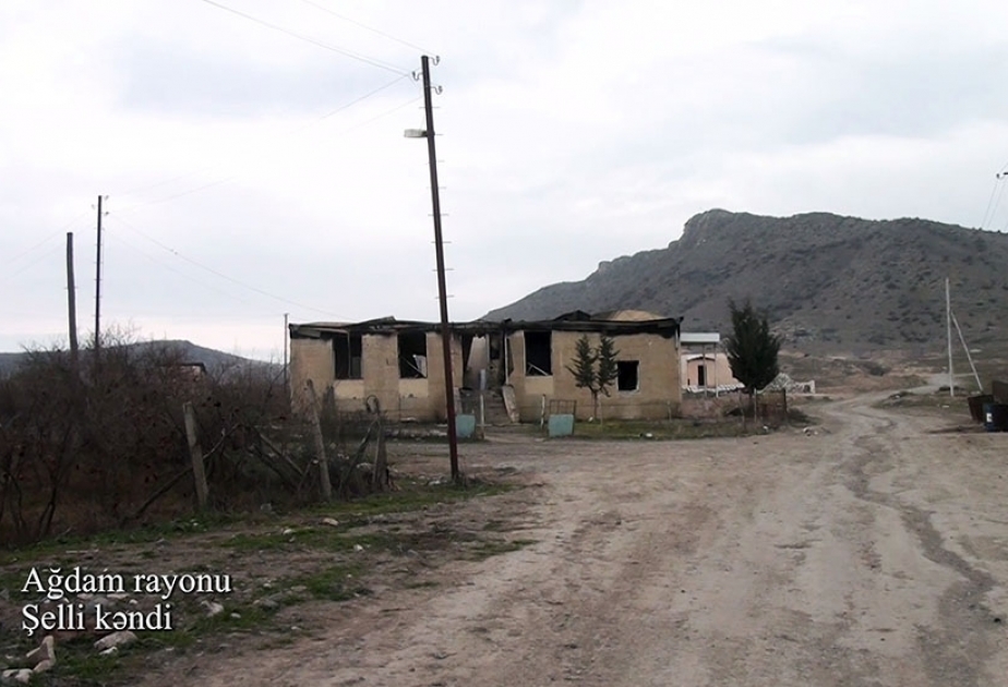 Une vidéo du village de Chelli de la région d'Aghdam a été diffusée VIDEO