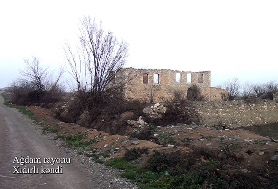 Azerbaijan’s Defense Ministry releases video footages of Khidirli village, Aghdam district VIDEO