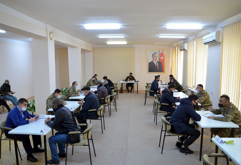 Səfərbərlikdən tərxis olunanların müraciətlərinə baxılması üzrə komissiya tərəfindən ümumilikdə 2747 vətəndaş qəbul edilib