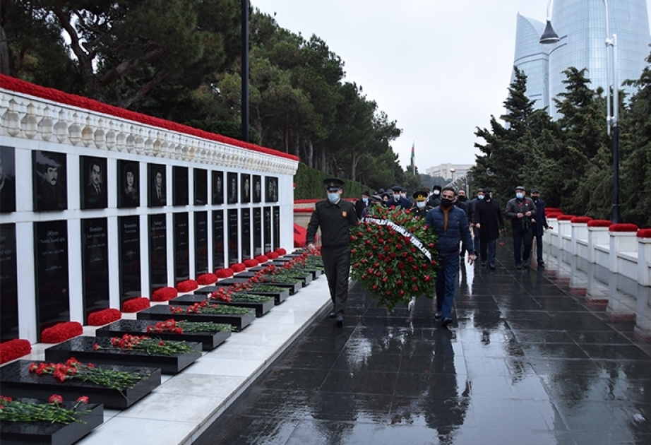 Respublika Veteranları Təşkilatının üzvləri 20 Yanvar faciəsi qurbanlarının xatirəsini yad ediblər