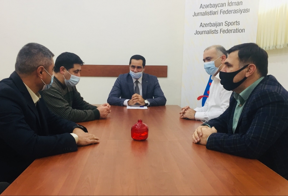 Vətən müharibəsinin iştirakçısı olan idman jurnalisti ilə görüş keçirilib