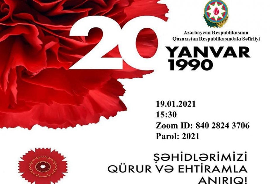 Nur-Sultanda 20 Yanvar faciəsinin ildönümü ilə əlaqədar onlayn videokonfrans keçirilib