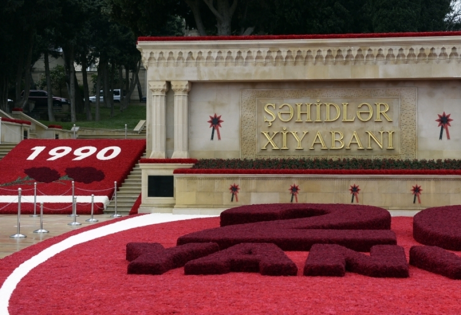 Xalqımız 20 Yanvar şəhidlərinin xatirəsini ehtiramla anır