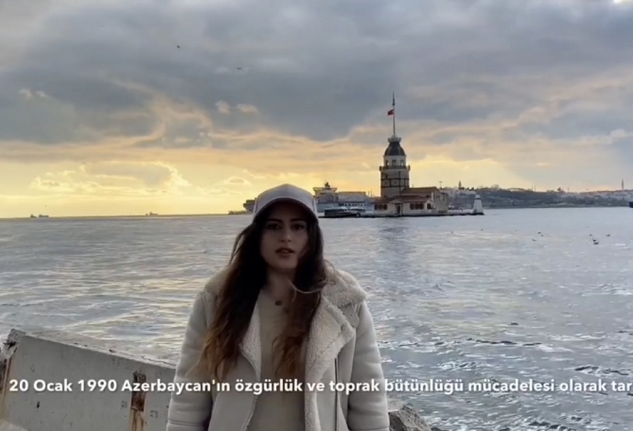 Xaricdə təhsil alan tələbələrimiz 20 Yanvar faciəsi ilə əlaqədar videoçarx hazırlayıblar VİDEO