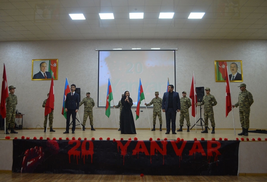 20 Yanvar faciəsinin ildönümü ilə əlaqədar Azərbaycan Ordusunda silsilə tədbirlər keçirilib VİDEO