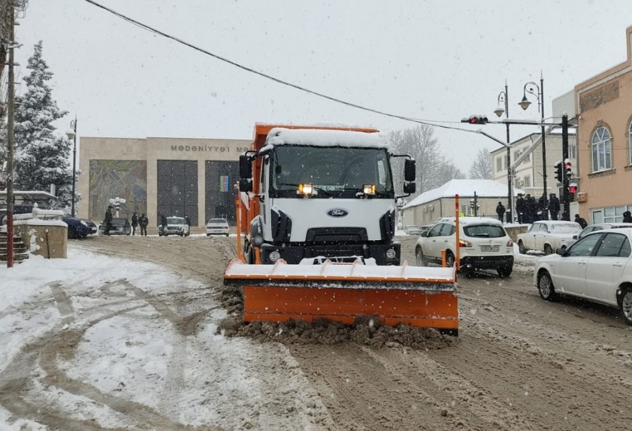 Şamaxının şimal dağlıq ərazilərində qarın hündürlüyü 15-17 santimetrə çatıb