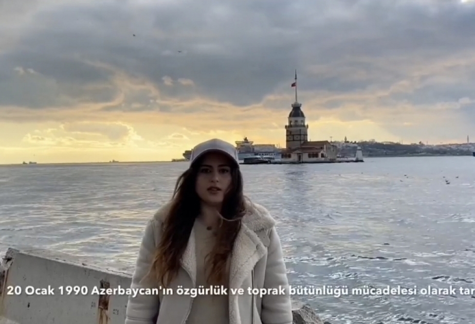 Les étudiants azerbaïdjanais faisant leurs études à l'étranger ont préparé une vidéo liée à la tragédie du 20 Janvier
