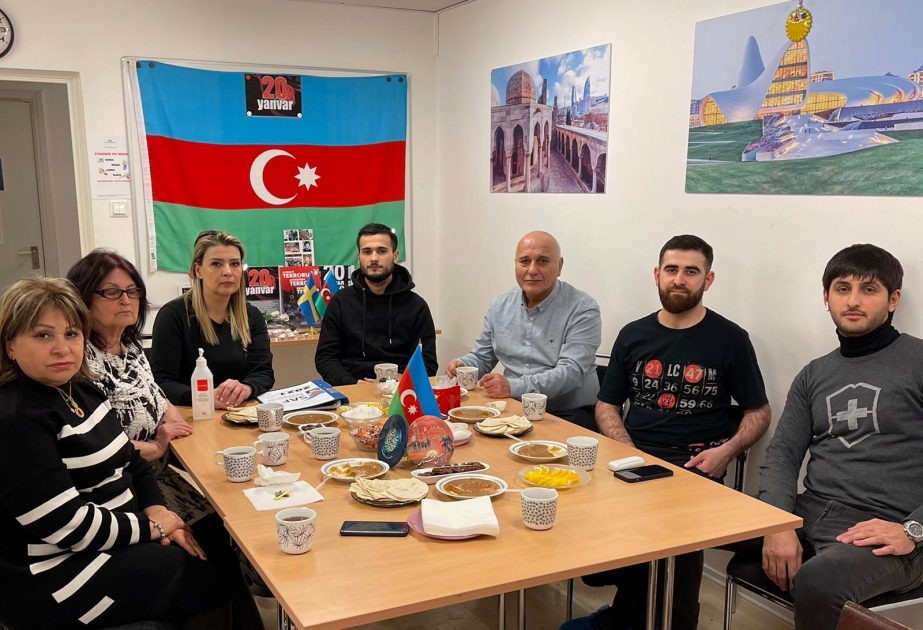 İsveçin paytaxtı Stokholmda 20 Yanvar faciəsinin növbəti ildönümünə həsr olunan anım tədbiri keçirilib