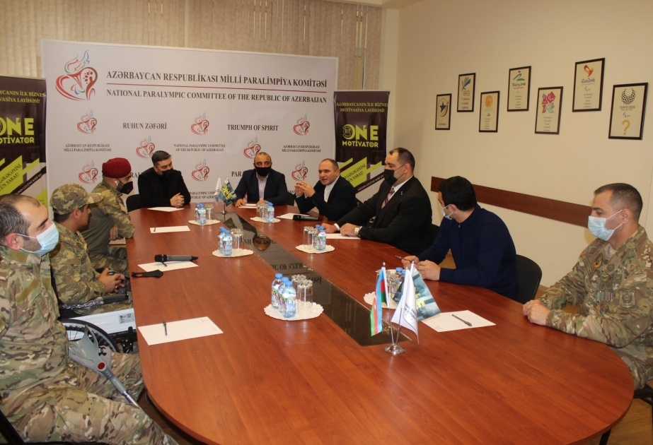 Azərbaycan Milli Paralimpiya Komitəsində Vətən müharibəsi qaziləri ilə ilk görüş keçirilib