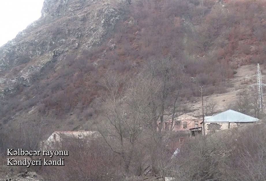 Azerbaijan’s Defense Ministry releases video footages of Kandyeri village, Kalbajar district