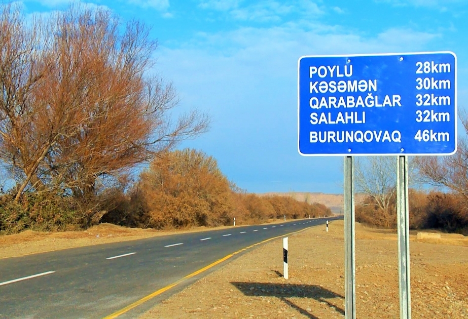 Samuxda 39,5 kilometrlik yerli əhəmiyyətli yol yenidən qurulub VİDEO