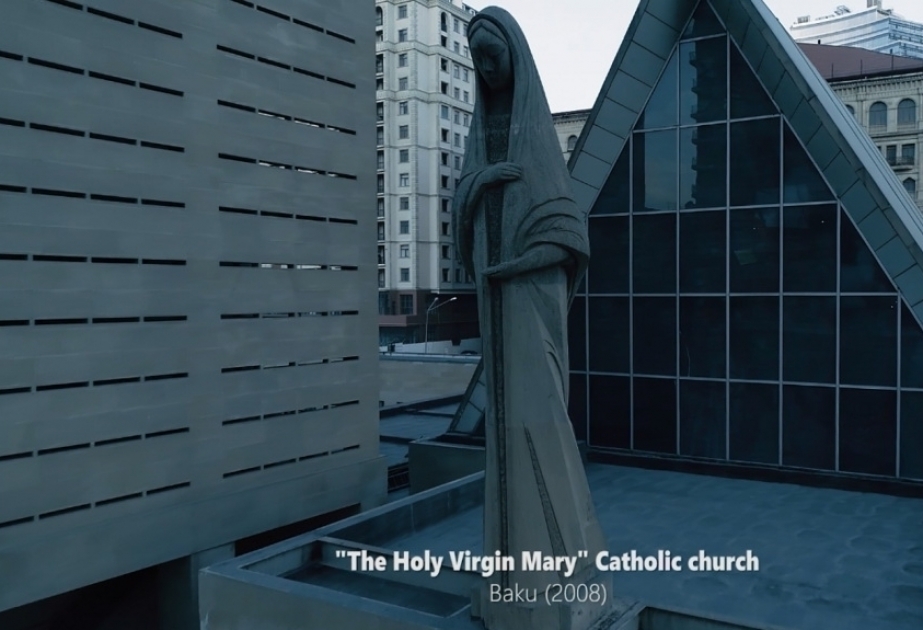 El Ministerio de Cultura de Azerbaiyán lanza un videoclip de la Iglesia Católica de la Santa Virgen María