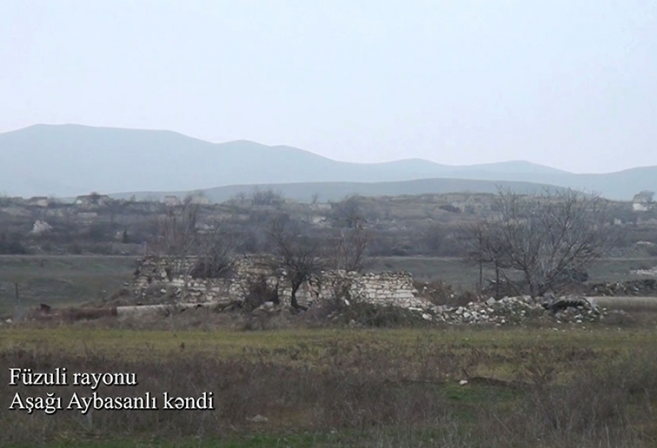 Azerbaijan's Defense Ministry releases video footages of Ashaghi Aybasanli village, Fuzuli district VIDEO