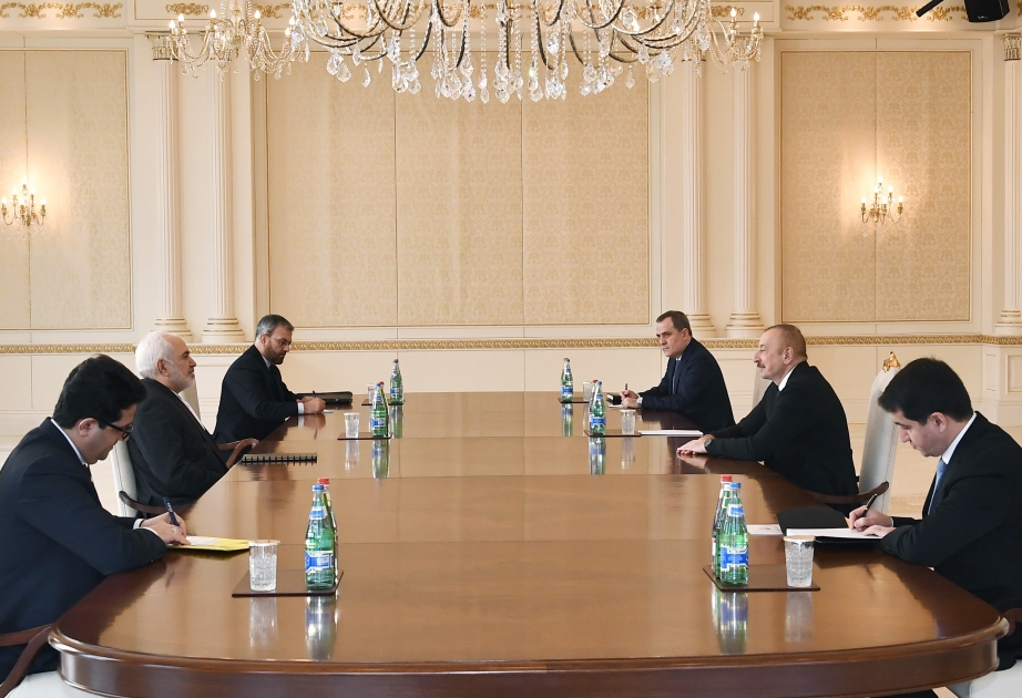 Президент Ильхам Алиев принял министра иностранных дел Ирана  ОБНОВЛЕНО ВИДЕО