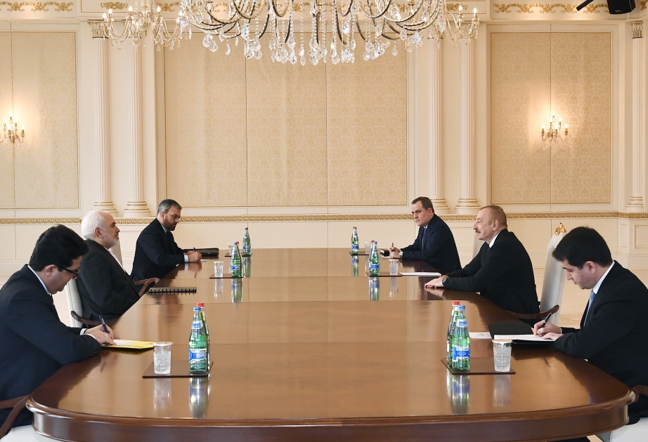 President Ilham Aliyev received Iranian Foreign Minister VIDEO