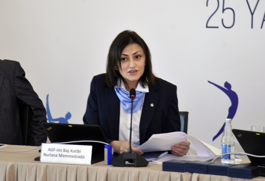 Нурлана Мамедзаде переизбрана на должность генерального секретаря Федерации гимнастики Азербайджана