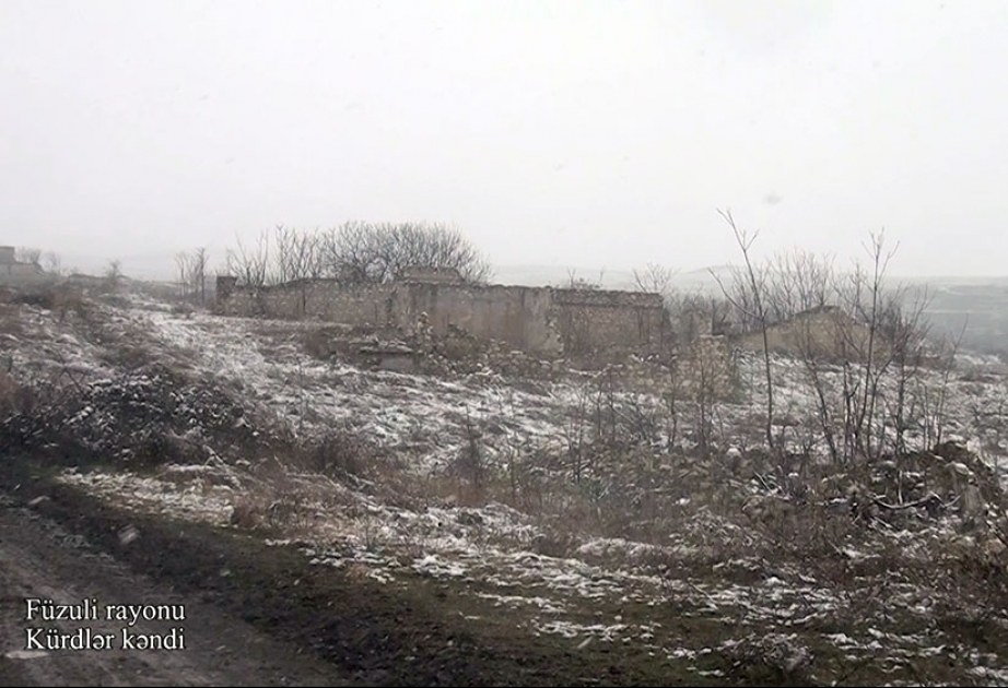 Azerbaijan’s Defense Ministry releases video footages of Kurdlar village, Fuzuli district VIDEO