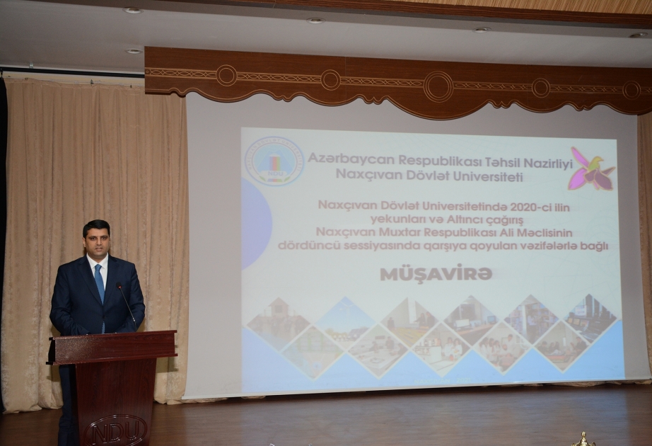 Naxçıvan Dövlət Universitetində qarşıya qoyulan vəzifələr müzakirə edilib