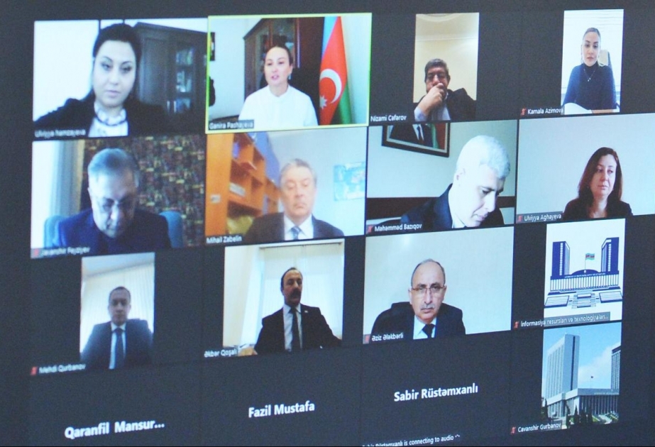 Milli Məclisin Mədəniyyət komitəsinin onlayn iclası keçirilib