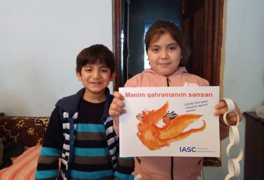 "Mənim qəhrəmanım sənsən: COVID-19-a qarşı mübarizə aparan uşaqlar" kitabı təqdim edilib