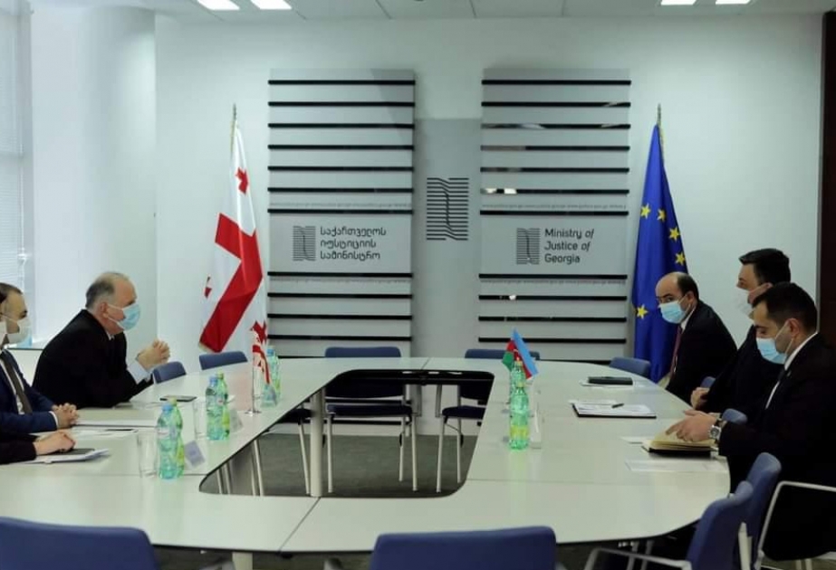Azərbaycan ilə Gürcüstan arasında hüquqi sahədə əməkdaşlıq məsələləri müzakirə olunub