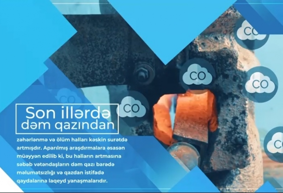 Baş Prokurorluq dəm qazından zəhərlənməyə dair maarifləndirici videoçarx hazırlayıb