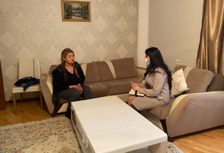 Daha iki qazi ailəsi ilə bağlı dəstək işləri aparılır