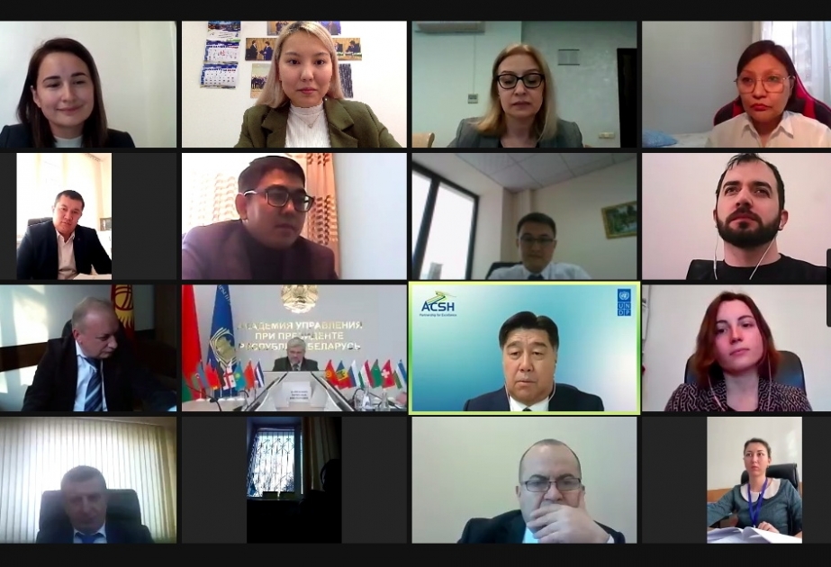 DİM-in əməkdaşları Astana Dövlət Qulluğu üzrə Regional Xabın keçirdiyi onlayn panel sessiyada iştirak ediblər