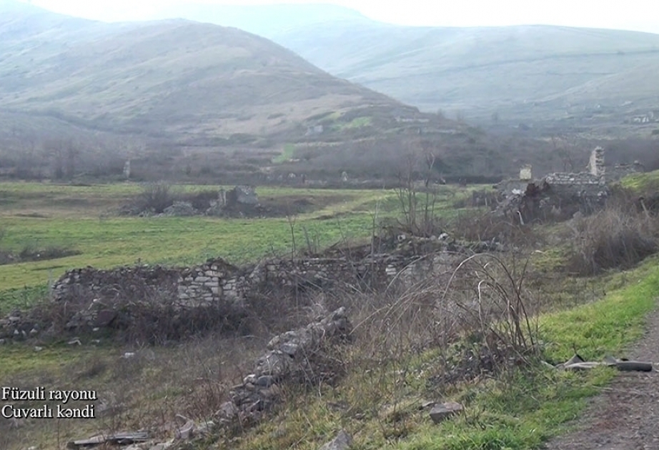 Imágenes de la aldea de Djuvarli del distrito de Fuzulí