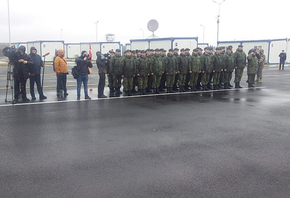 Soldados del ejército azerbaiyano guardarán el centro de control conjunto turco-ruso