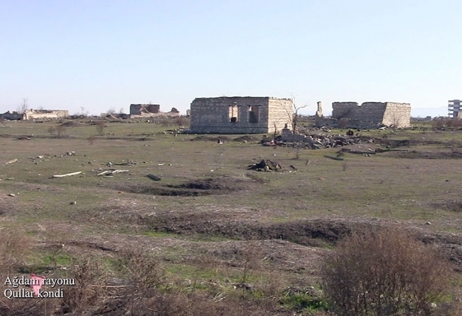Defense Ministry releases footage of Gullar village of Aghdam district VIDEO