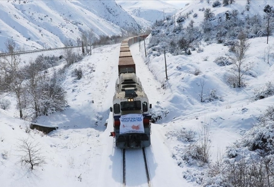 El tren vía Azerbaiyán a China llegó a Kars